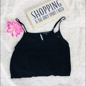 Brandy Melville black crop top